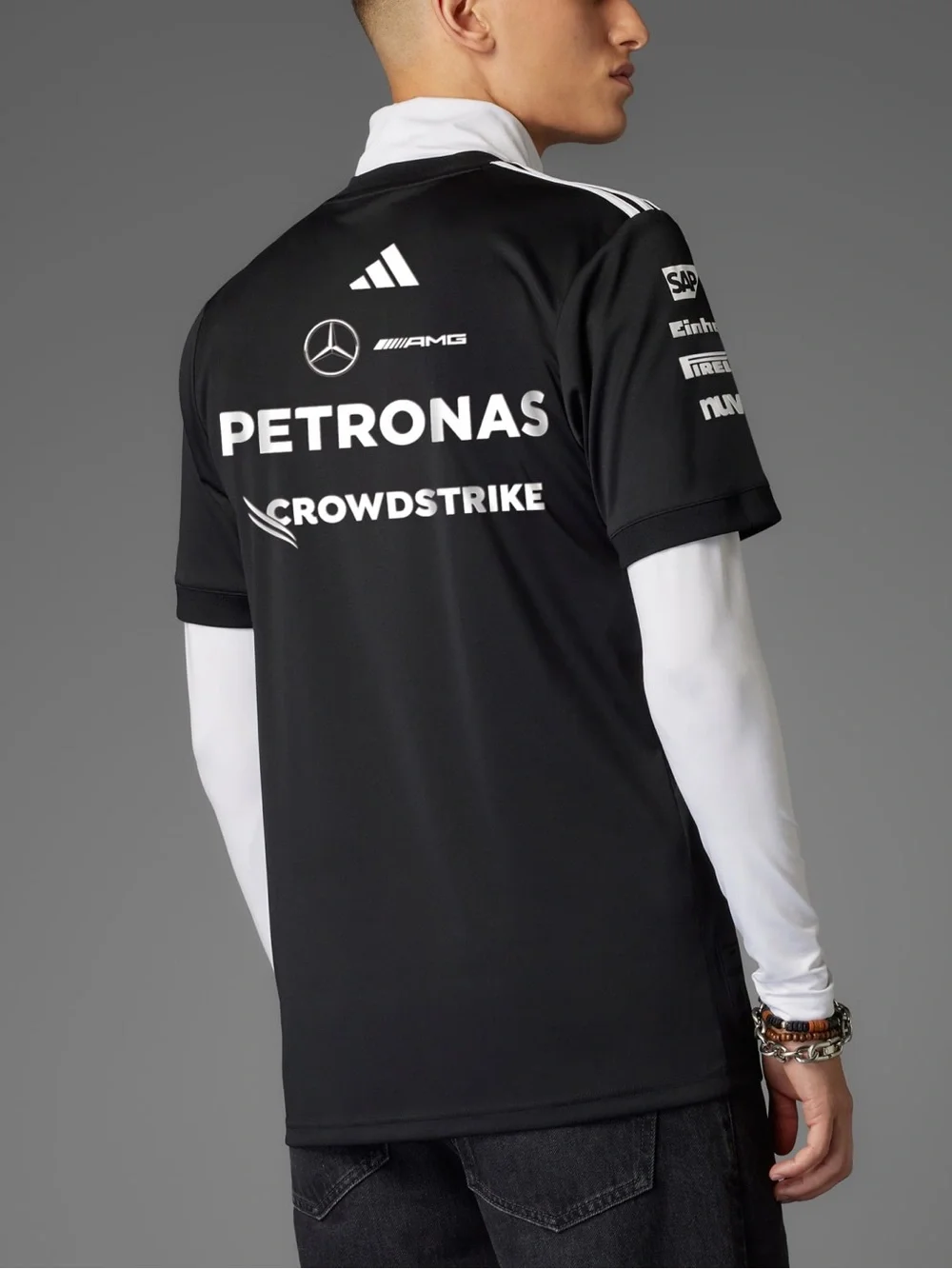 Adidas Men’s Mercedes AMG Petronas Formula 1 Jersey